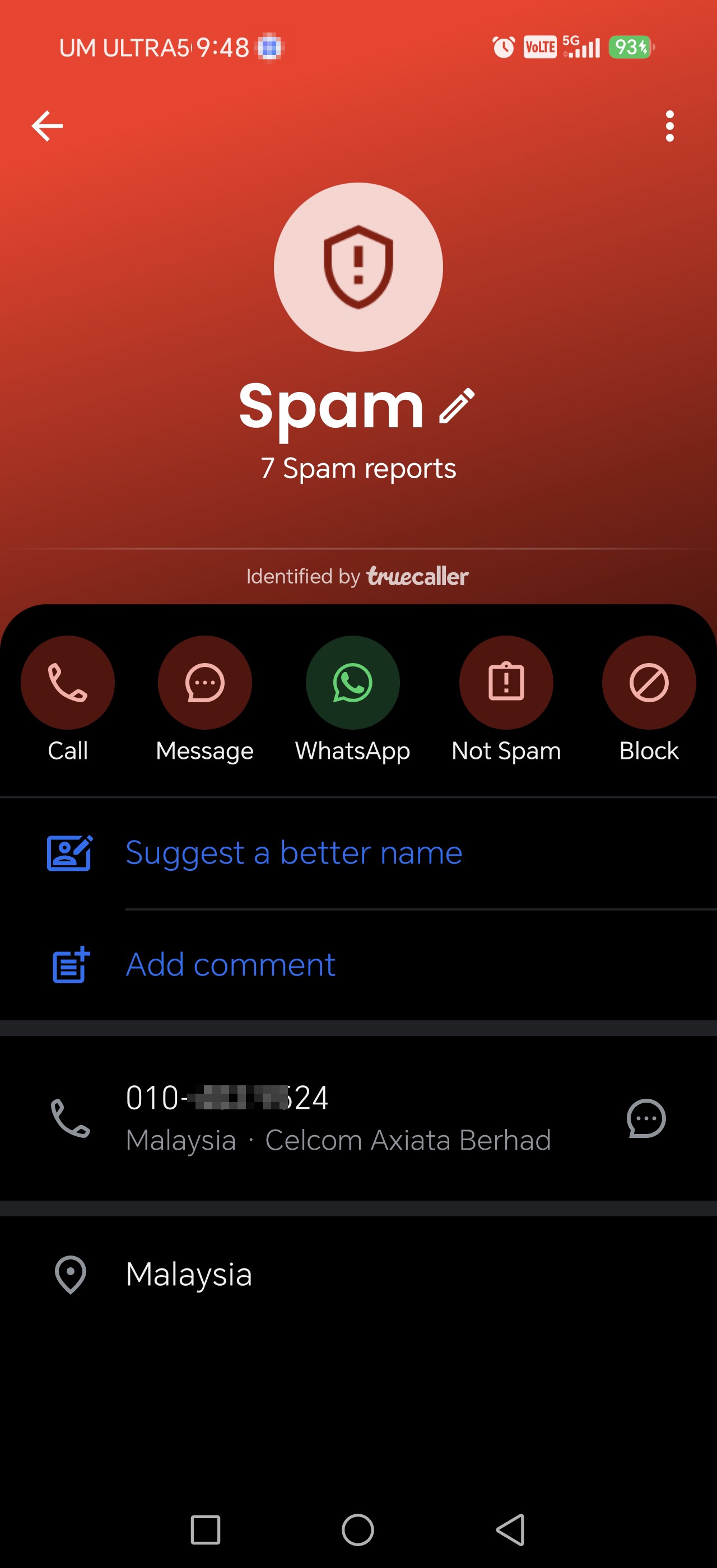 Scammer From TMB - UNIFI
