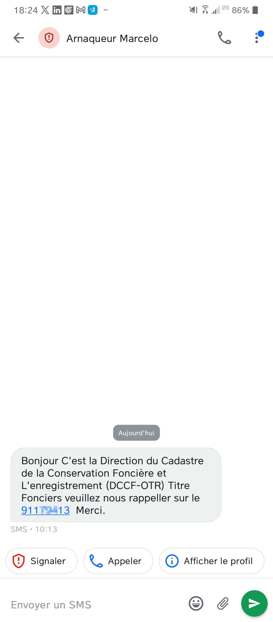 Scam alert