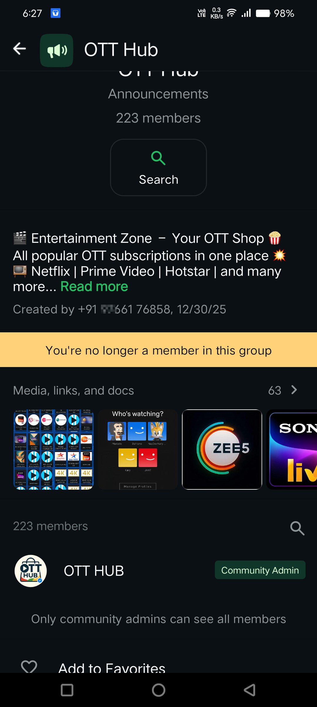 OTT HUB Scam - image 5