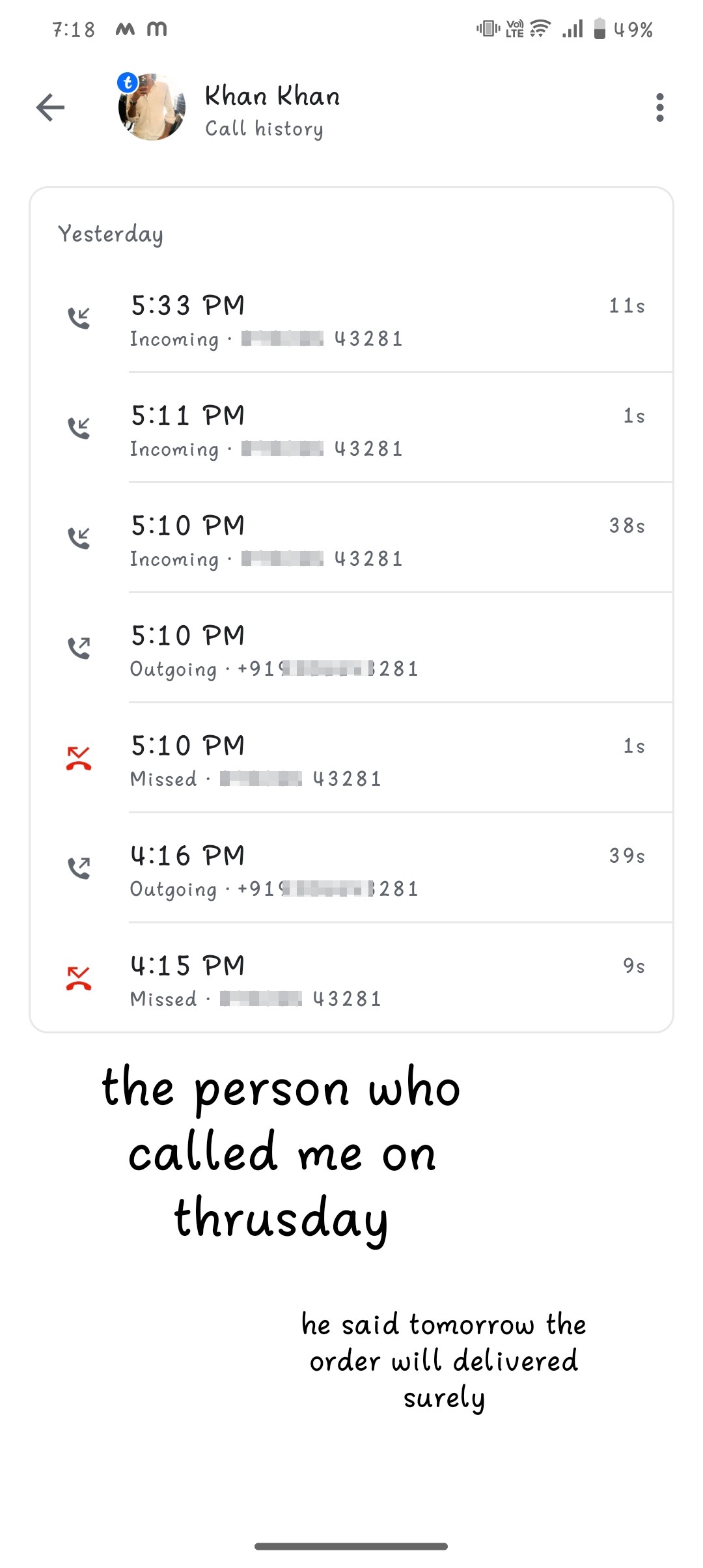 meesho shadowfax delivery boy scam 09......0530 .....59537 nuh number shad