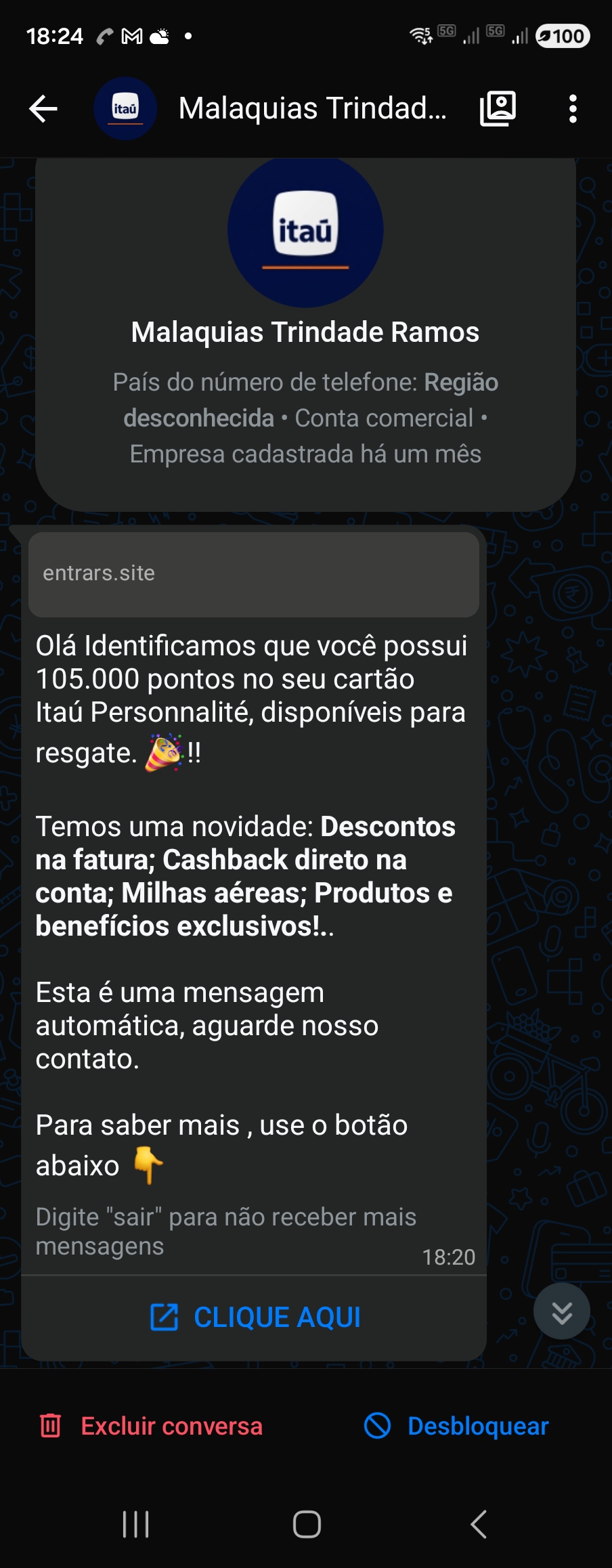 Points scam