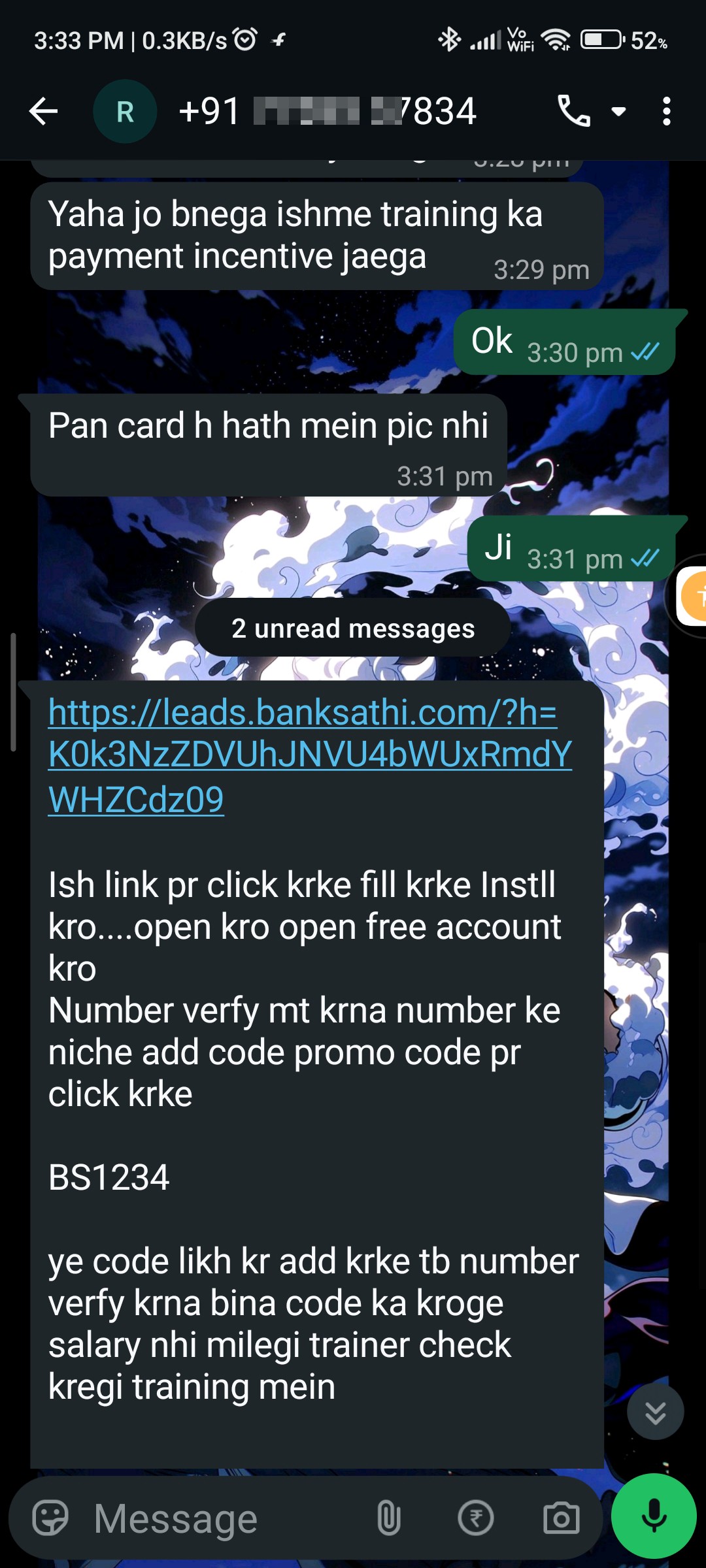 scam giving direct and high paying job  - image 3