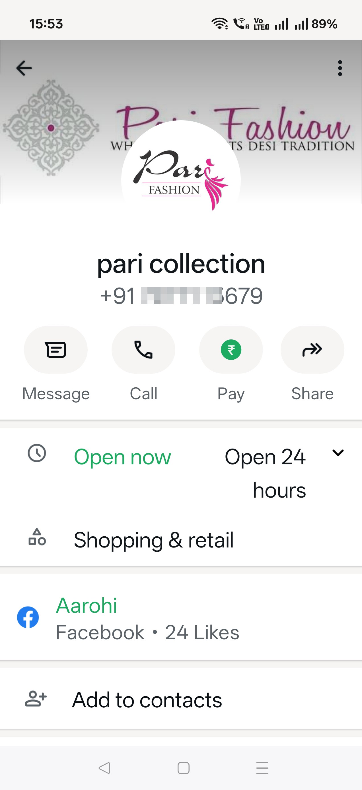 fraud in Instagram cloth buying 