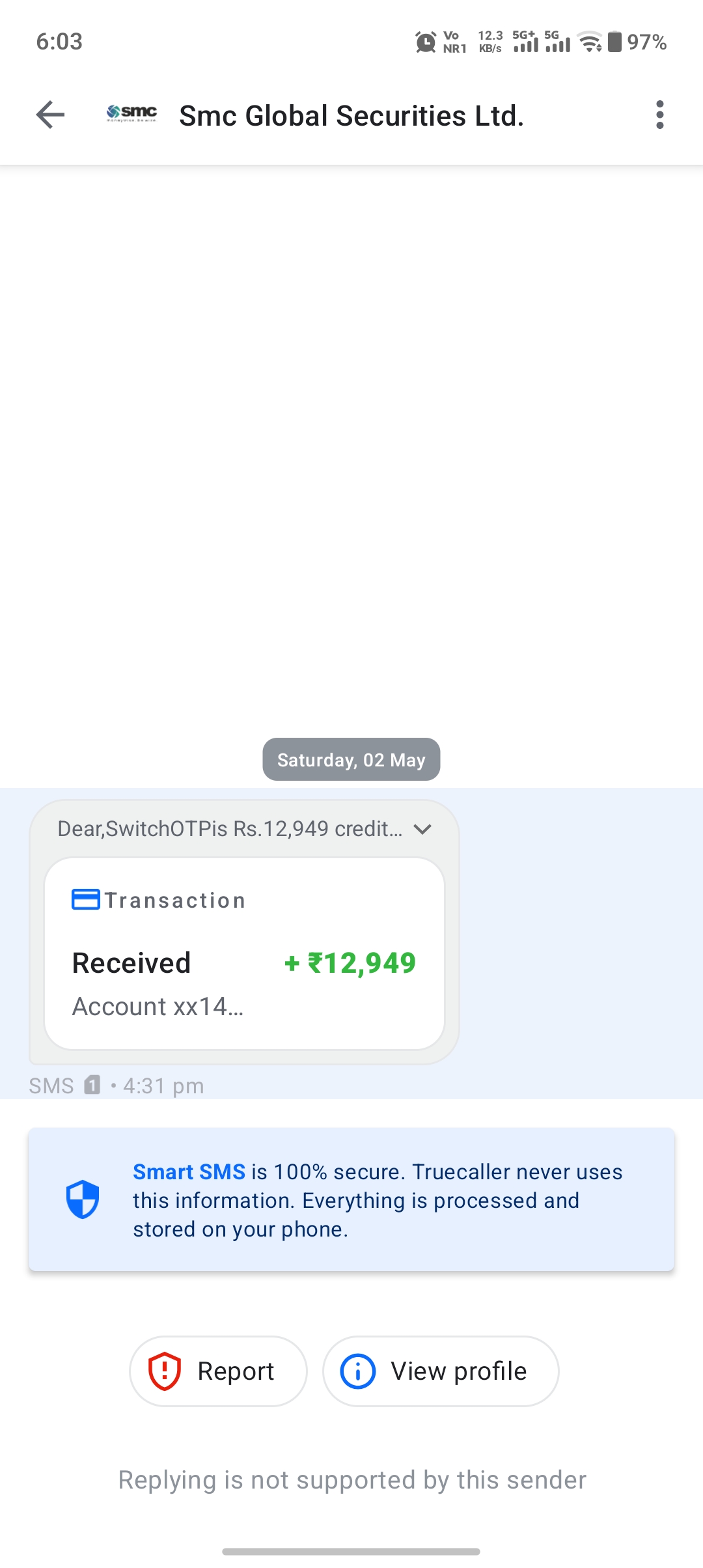 scam, Do not click on any such link.