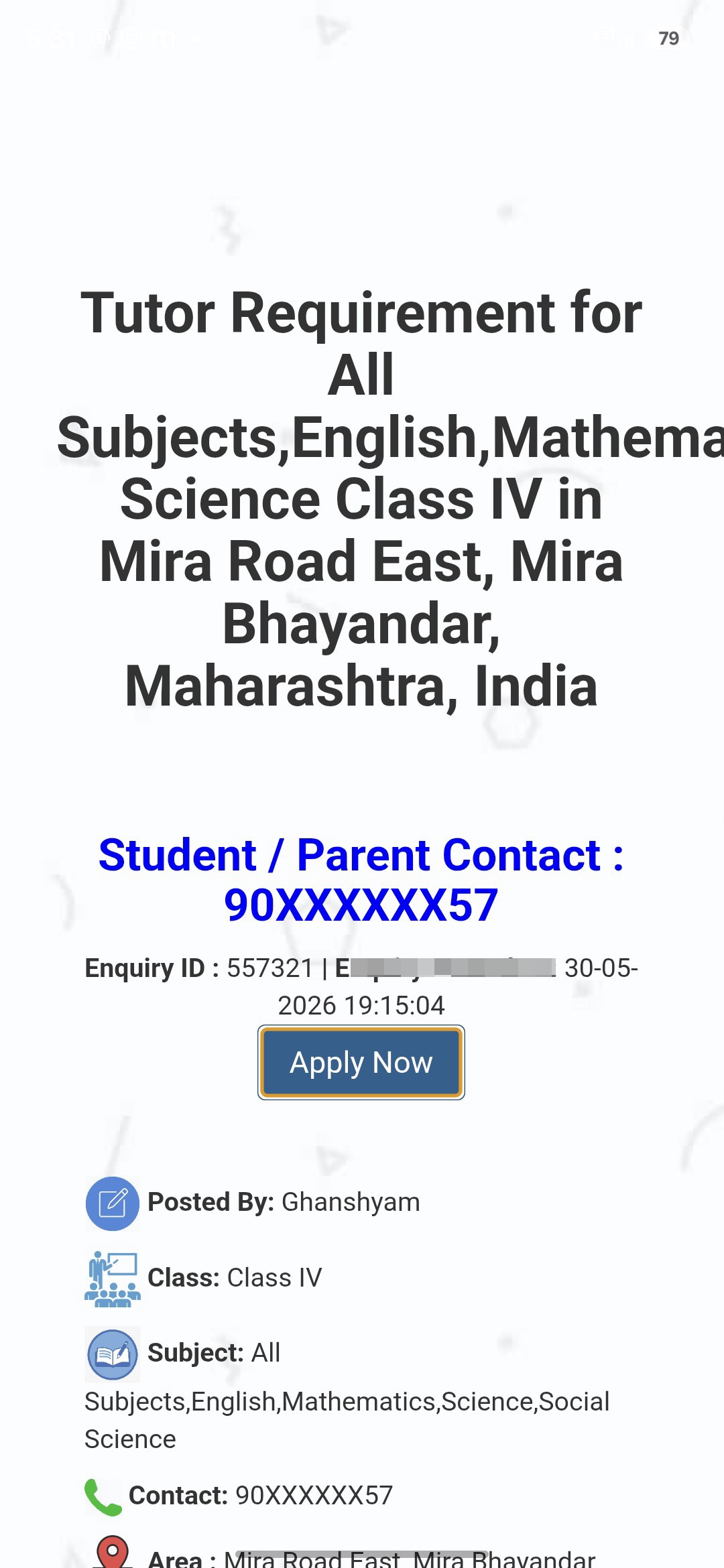 Education App at Home
