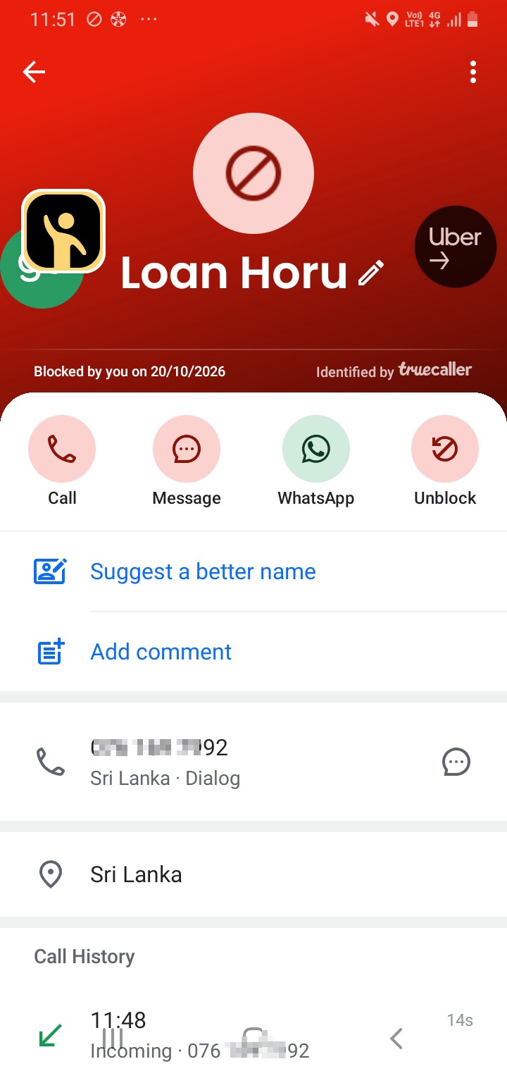 scam number try get people money