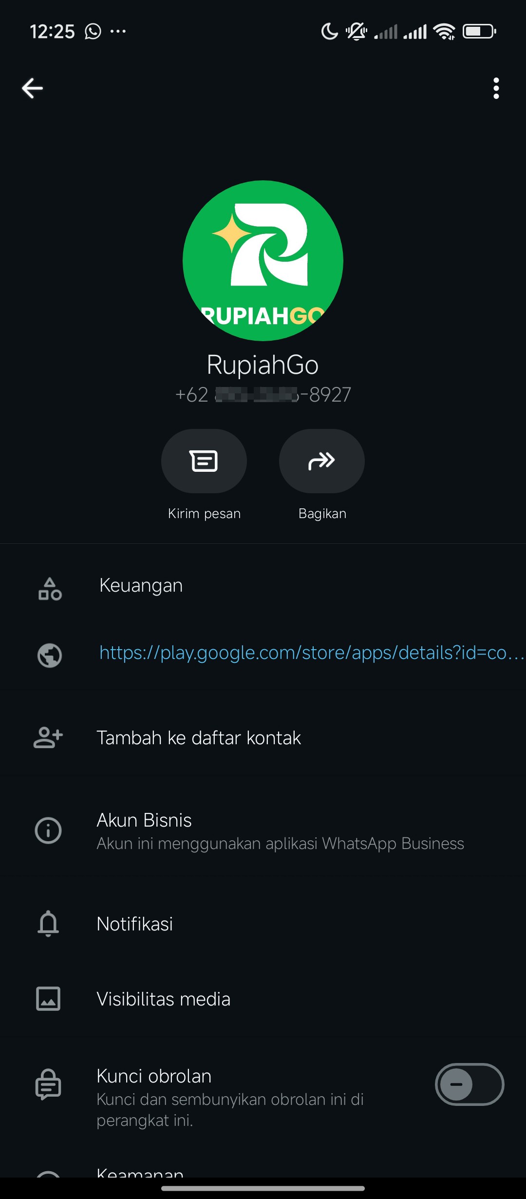 The Rupiah Go APK is spreading data