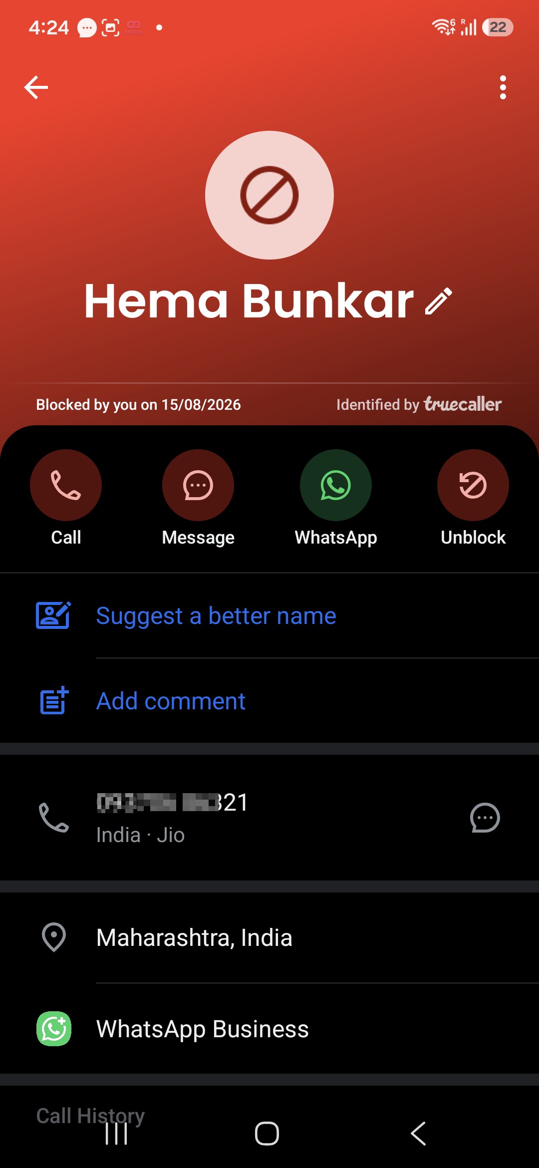 unwanted calls 