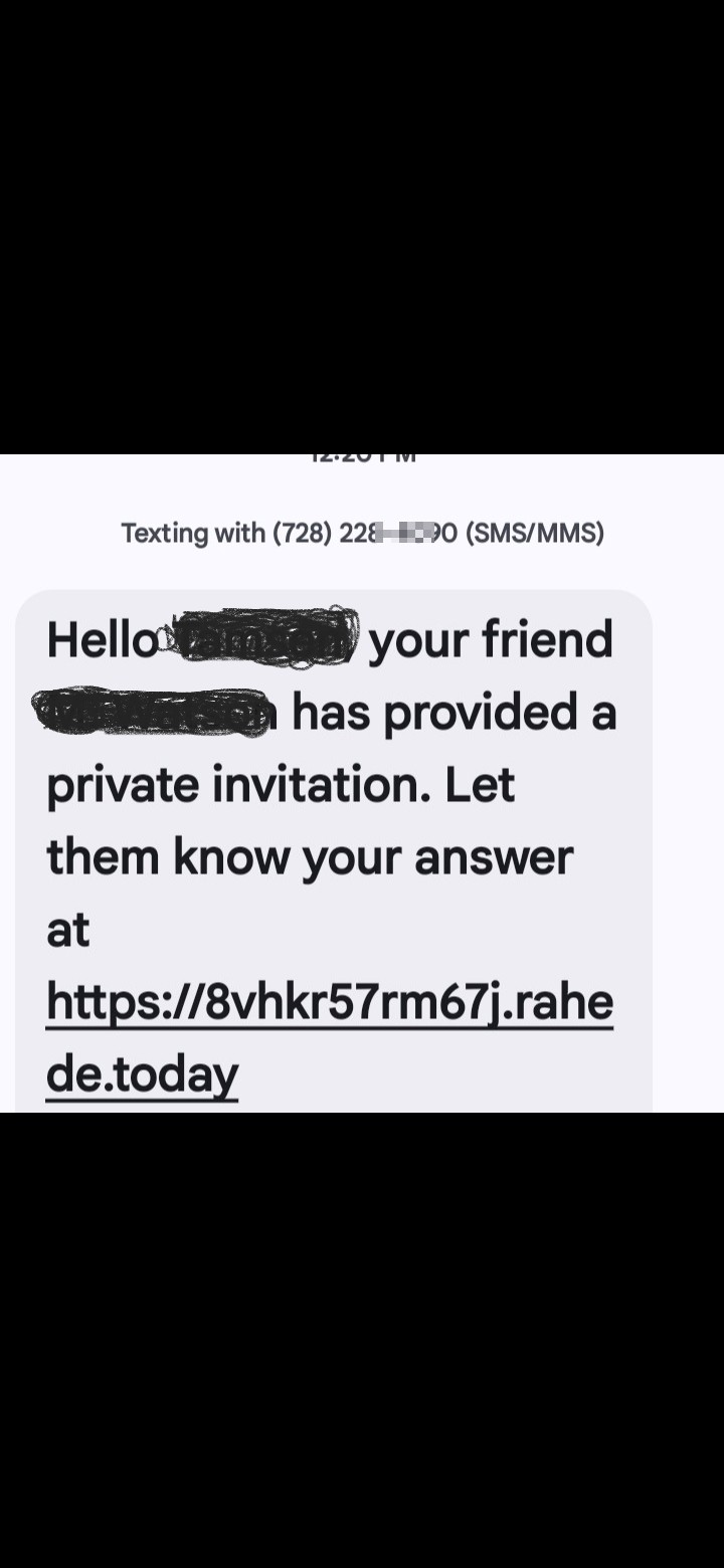 Suspicious Text Message