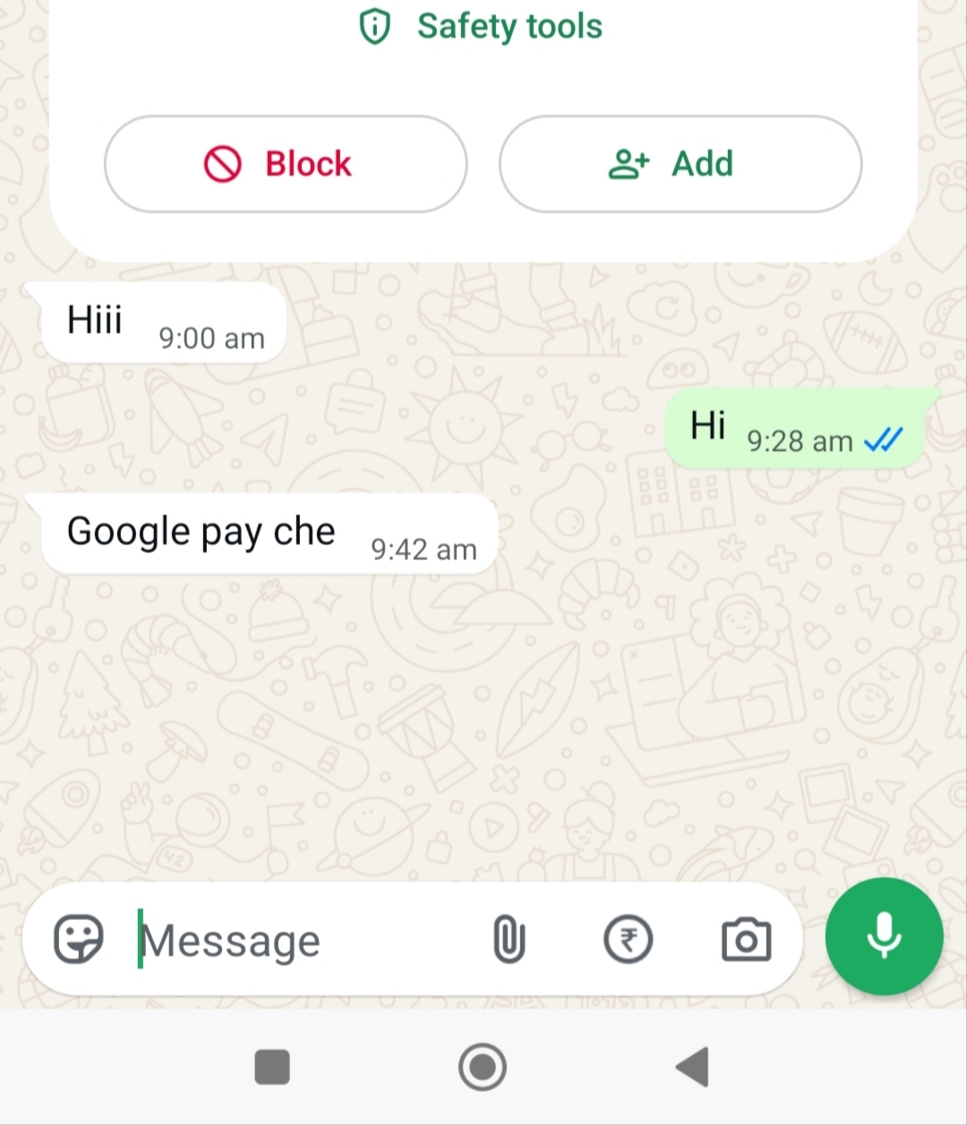 Hack my Relative number and ask for money 