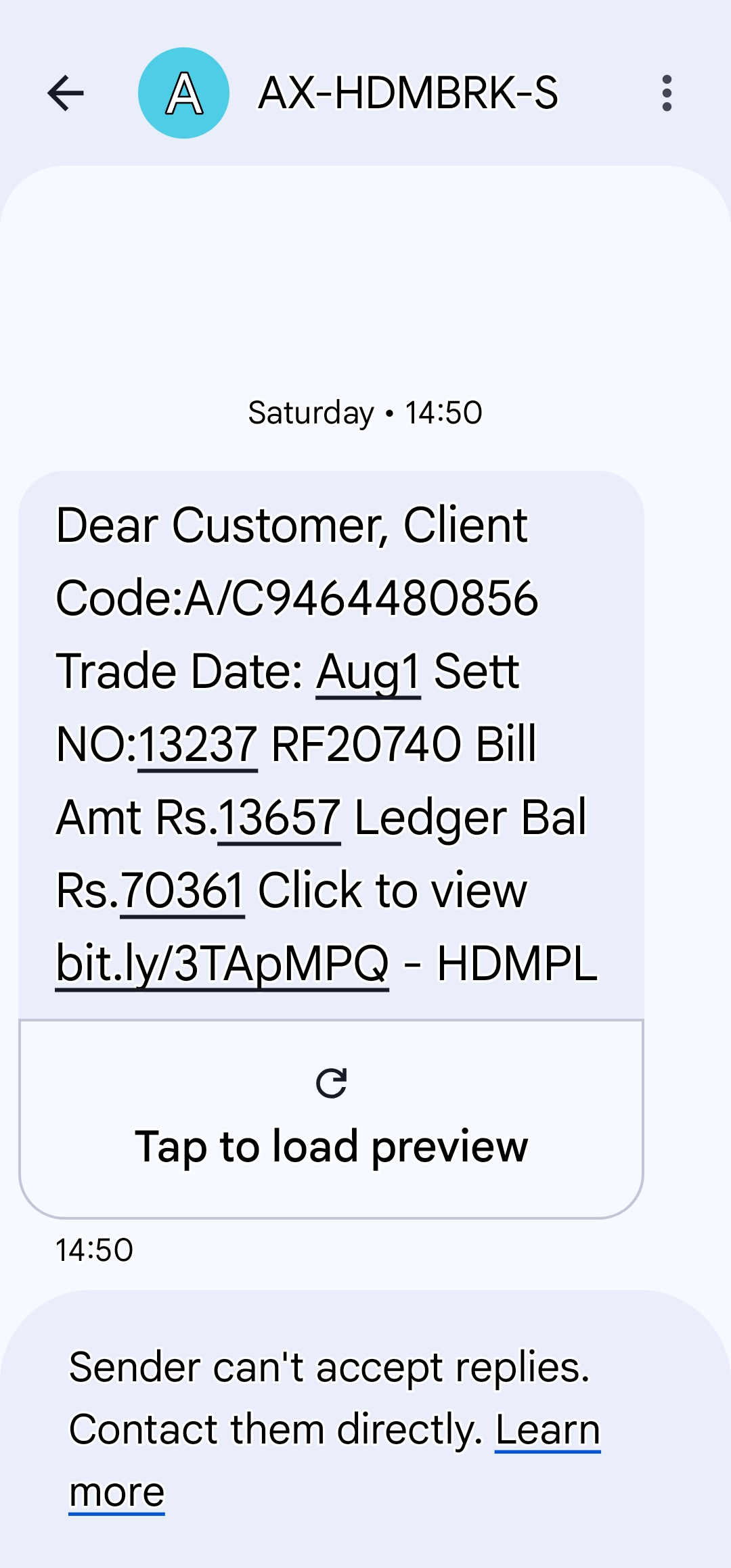 fake Bank scam fake bill