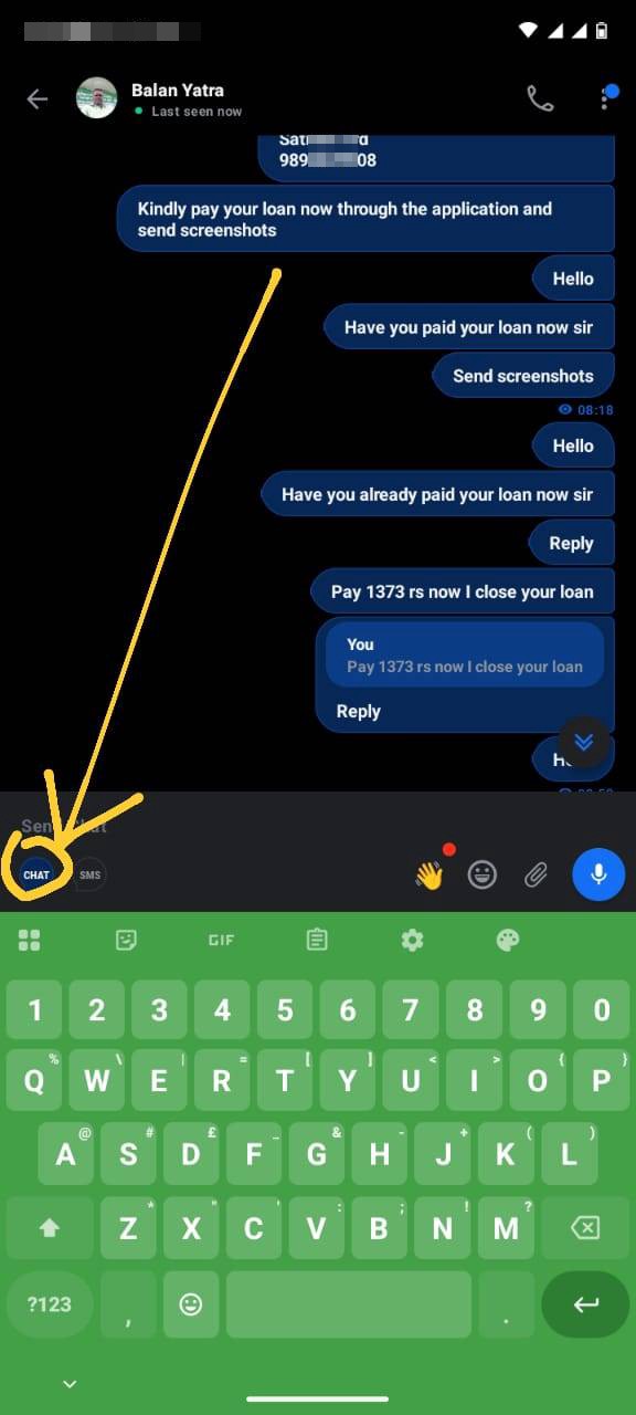 There is a scam happening with me and I am being forced to give money.