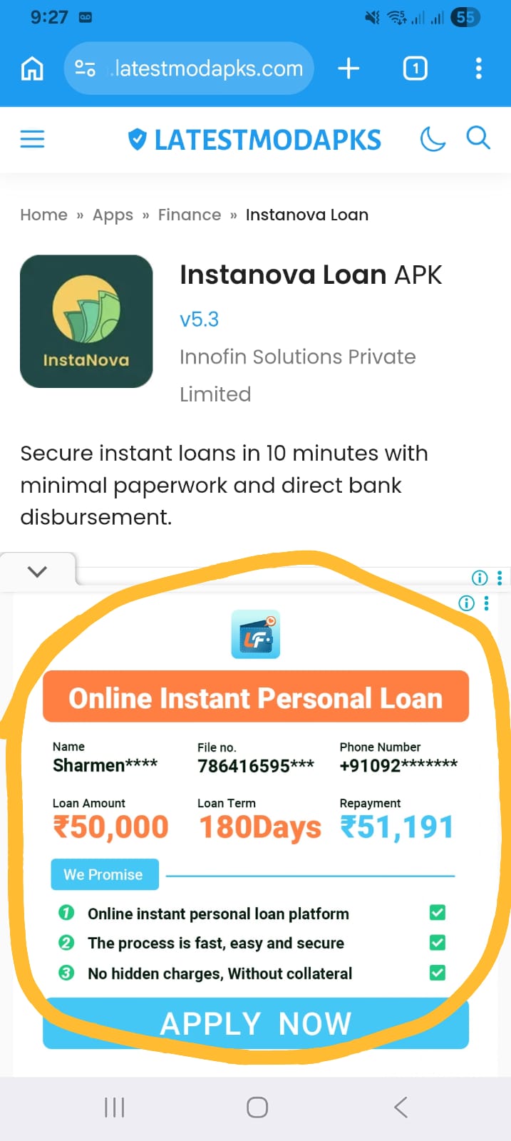 Jackpot fund app. , Hope fund app. Fake loan app and working against RBI guidelines - image 3