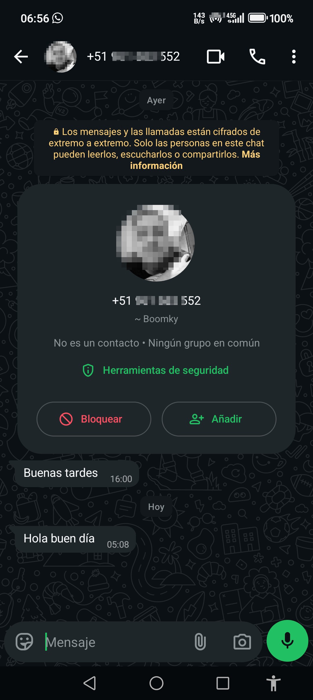 WhatsApp messages