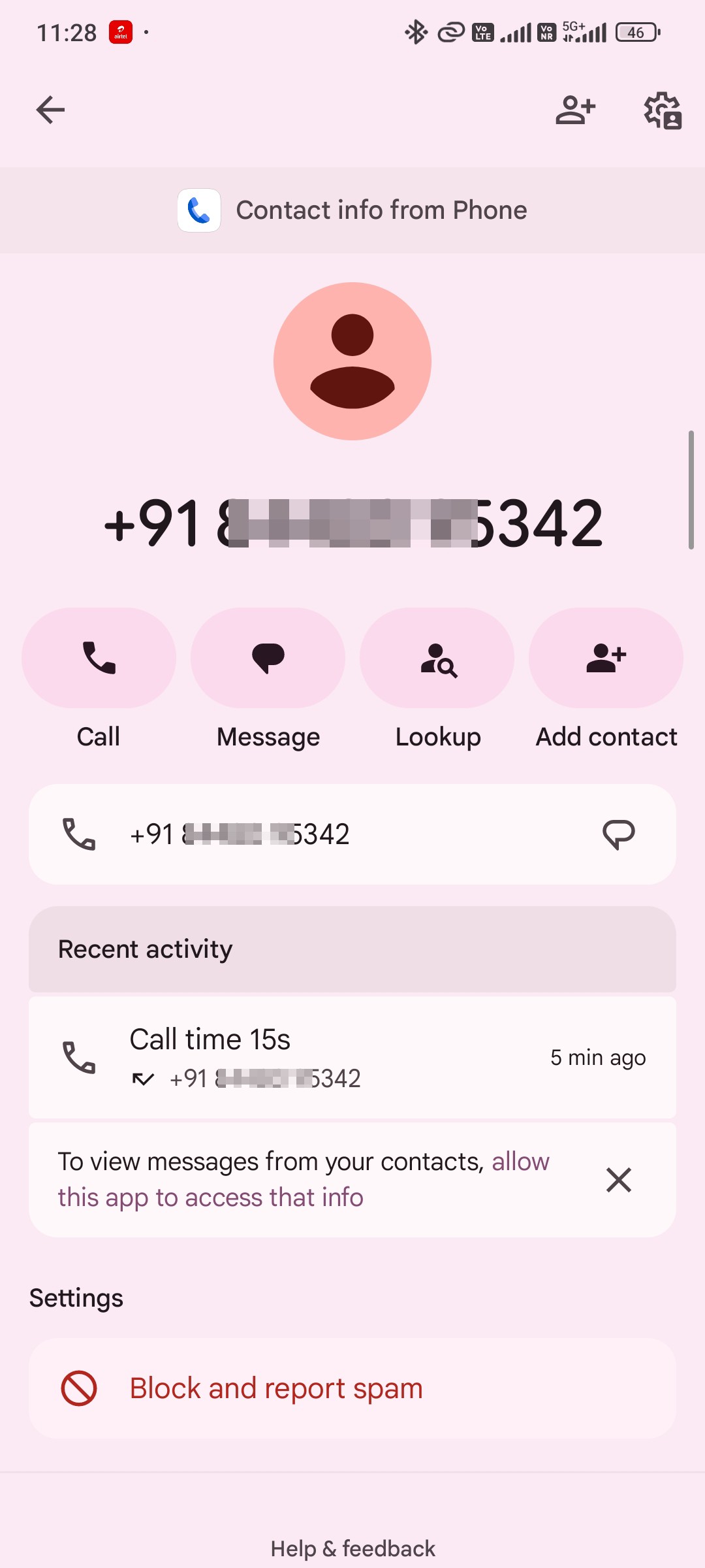 Ask for money & Abuse 