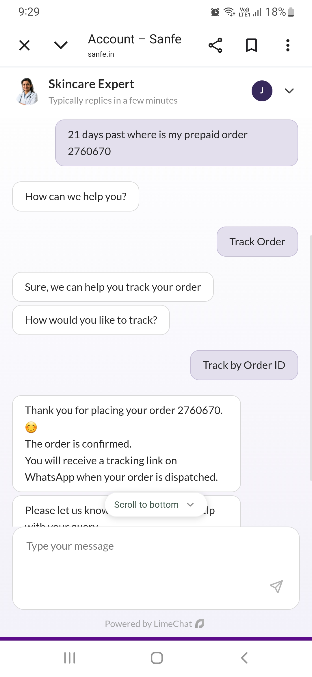 Scam by Sanfe.in
