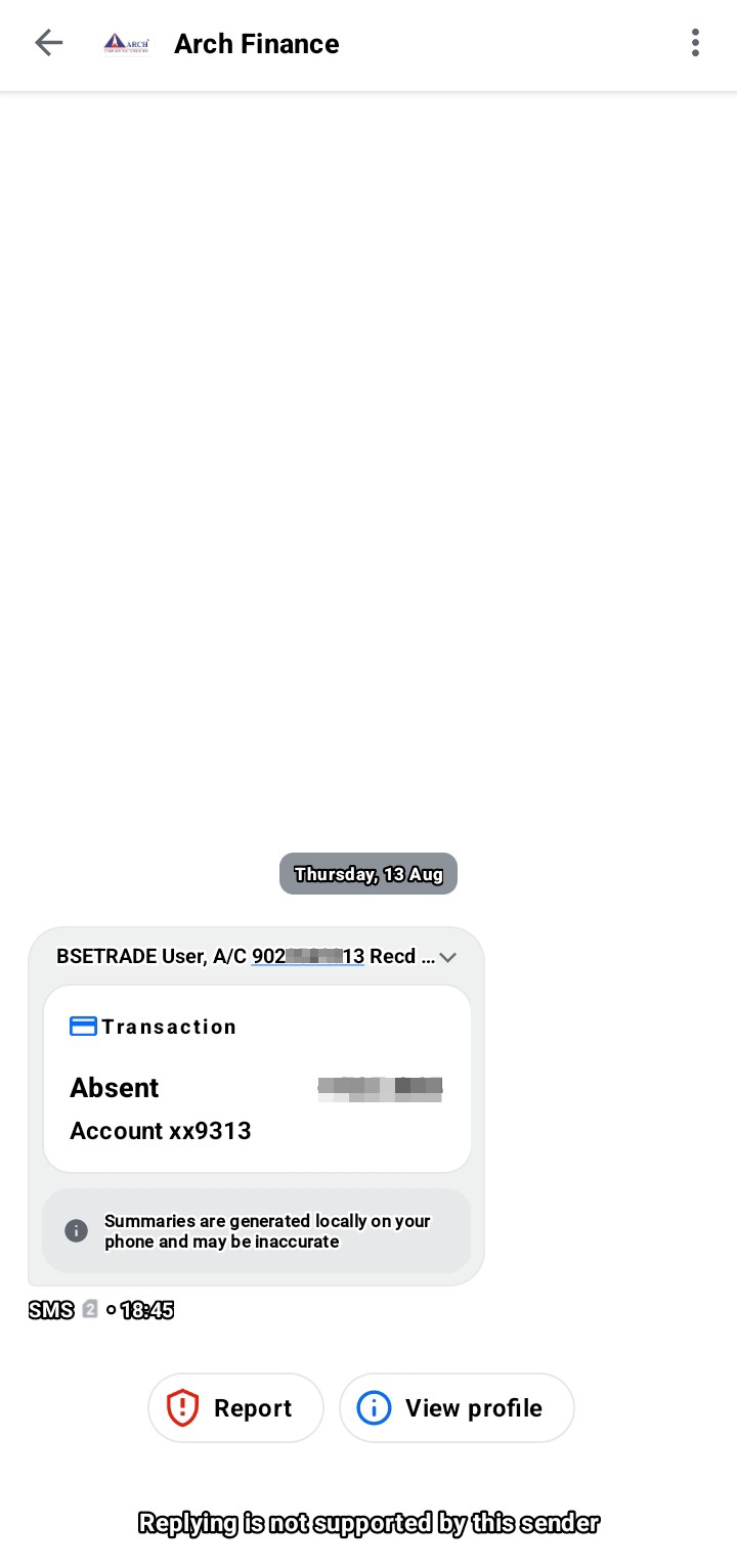 ⚠️Suspicious Bank Transaction Message – Be Alert! - image 2