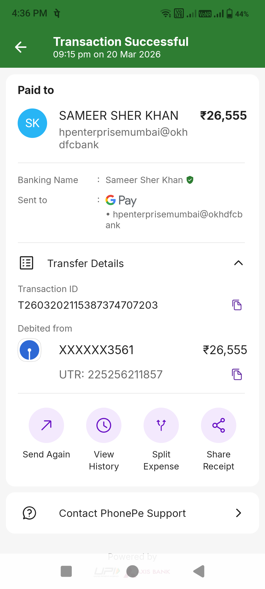 online mobile spareparts scam