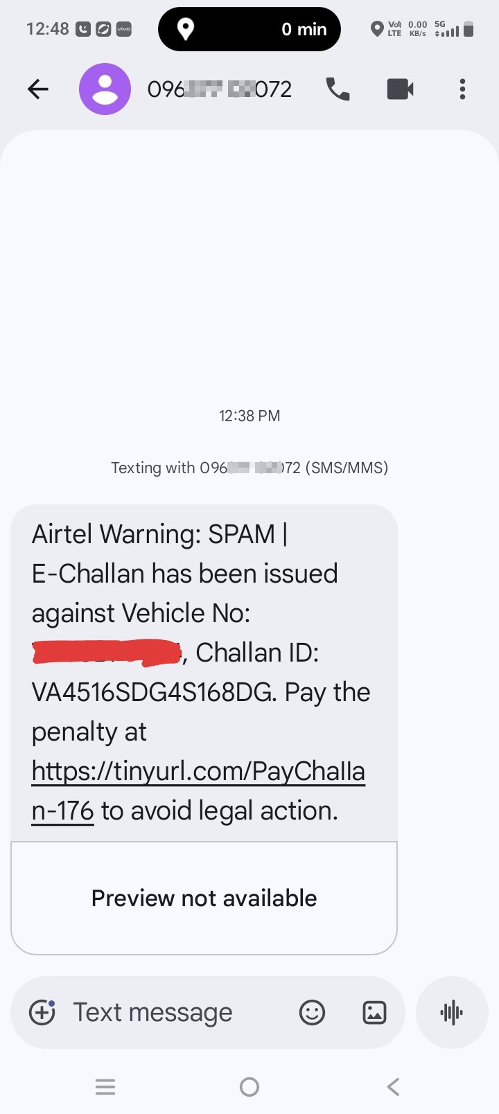 Fake E-Challan Phishing Scam