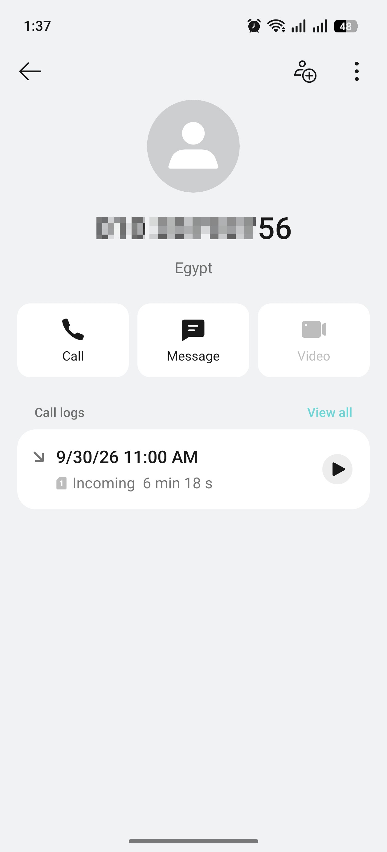 Fraud through phone calls