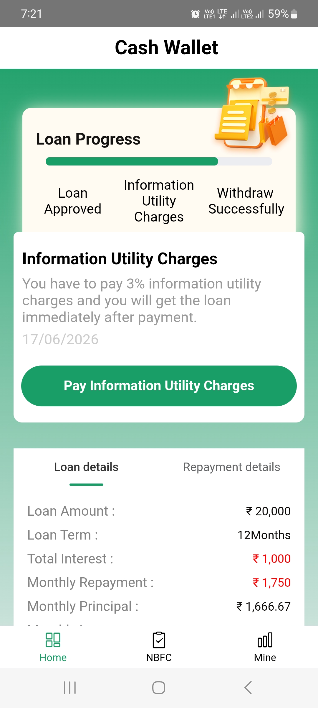 this aap is a loan scheme Ford anyway ( case wallet money count ) - image 3