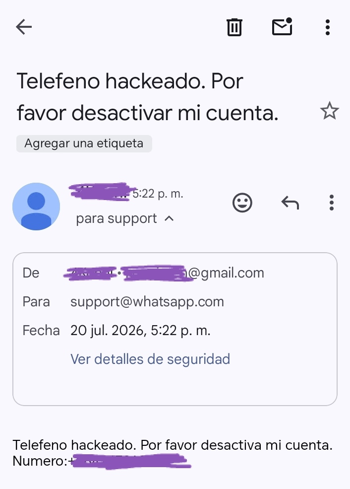 Scam pretending to be Movistar - image 2