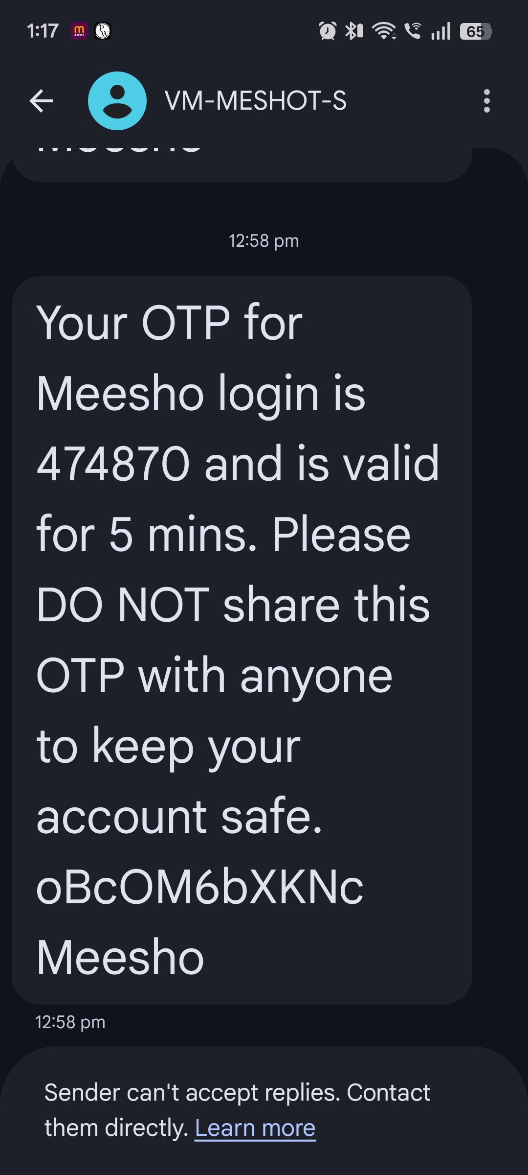 mesho scam 