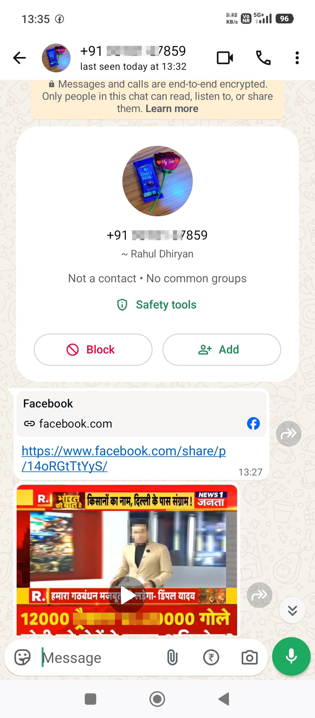 Do not open any such links as these people send