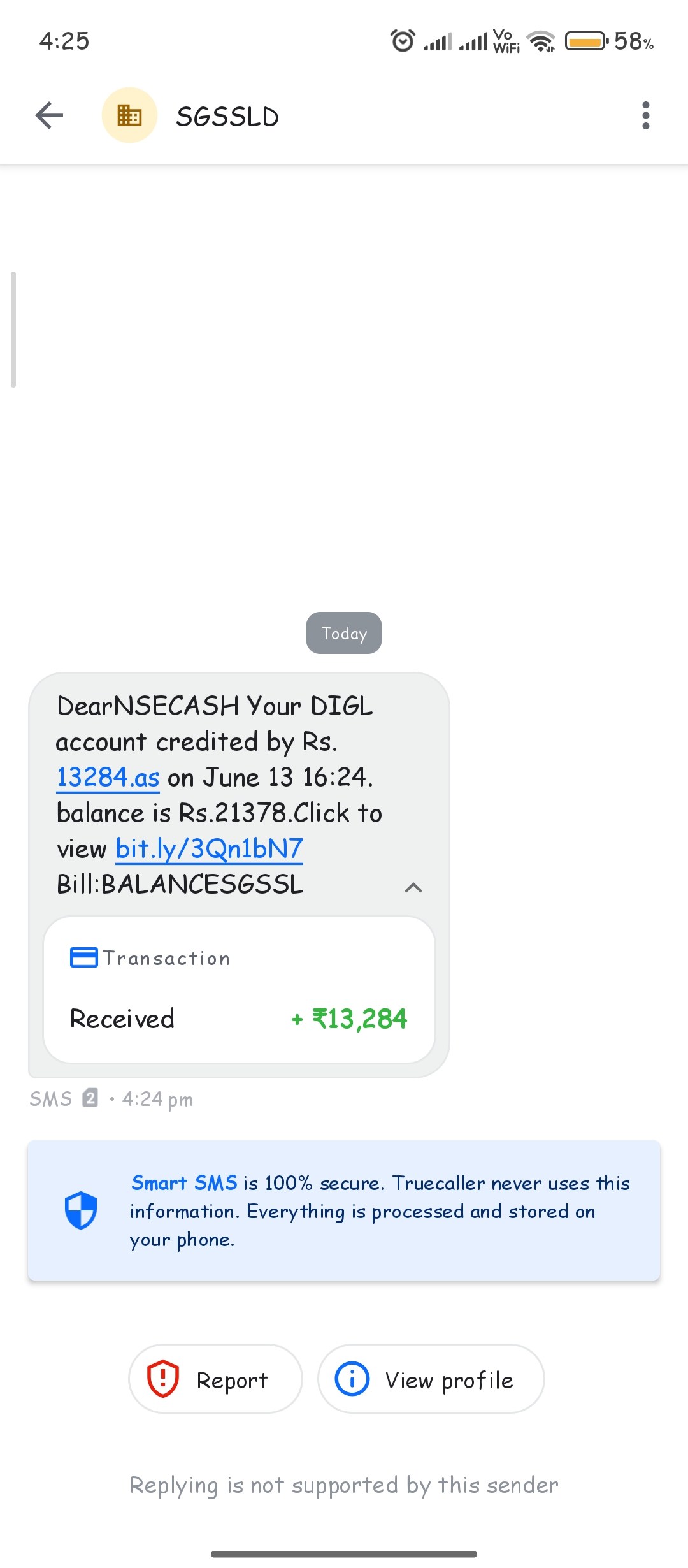 message scam 