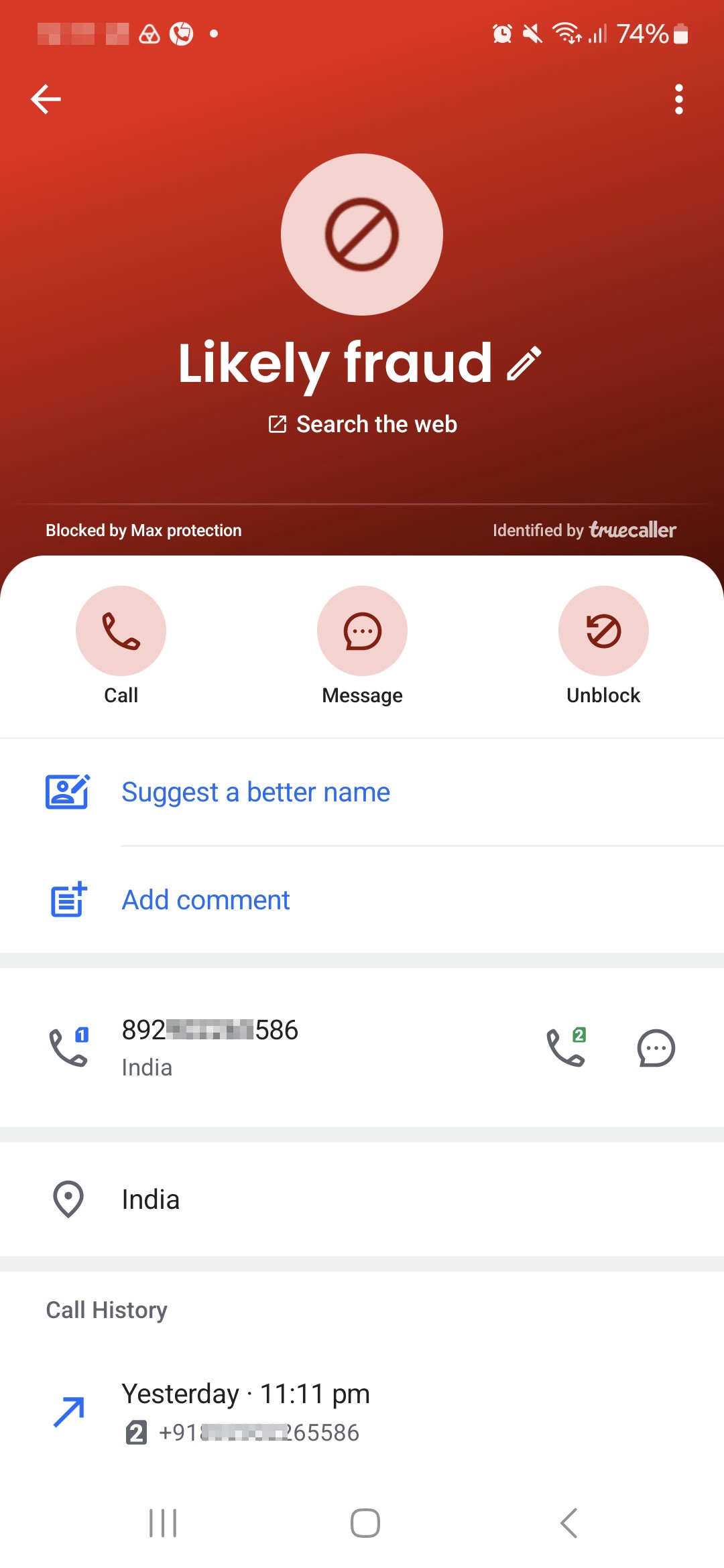 Loan recovery harassment calling 