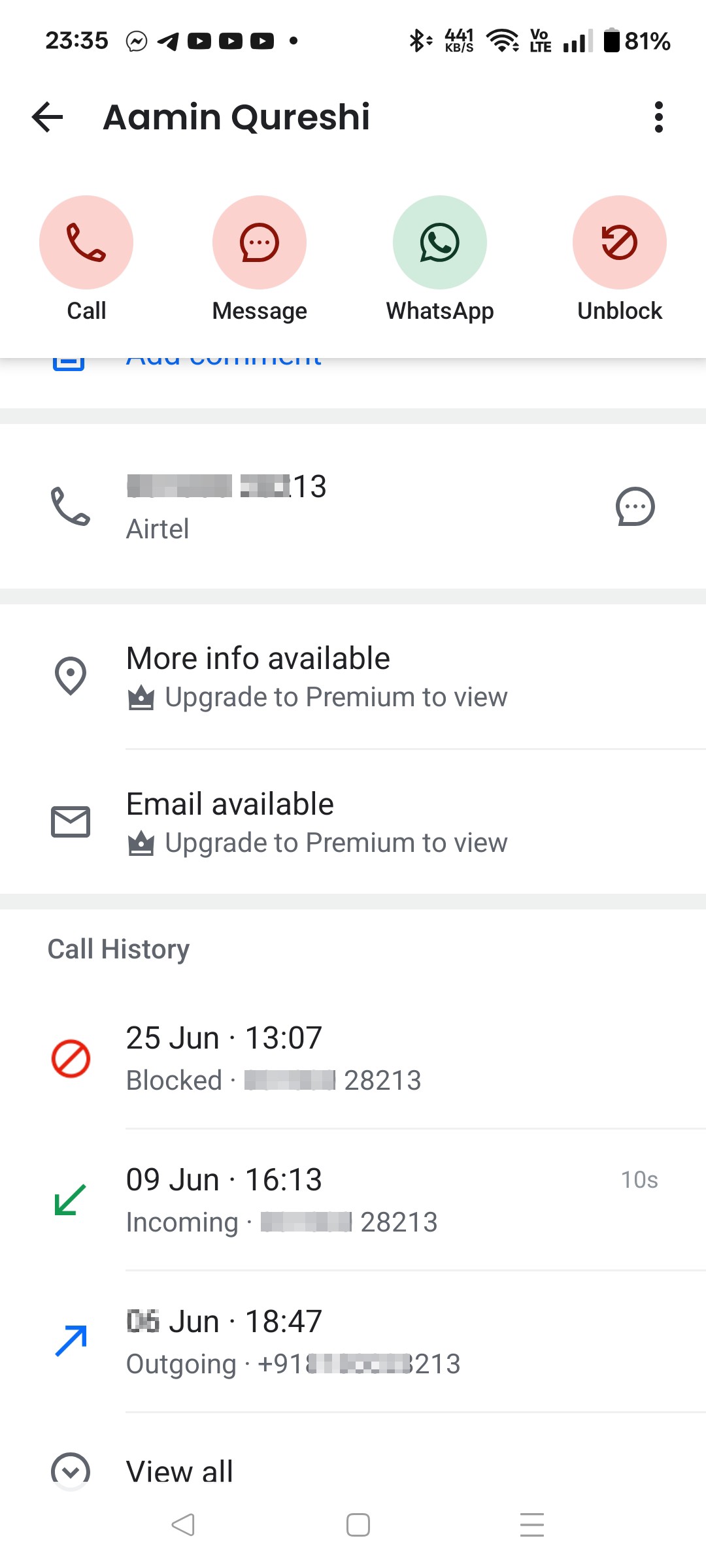 Truecaller no. is detected  - image 2