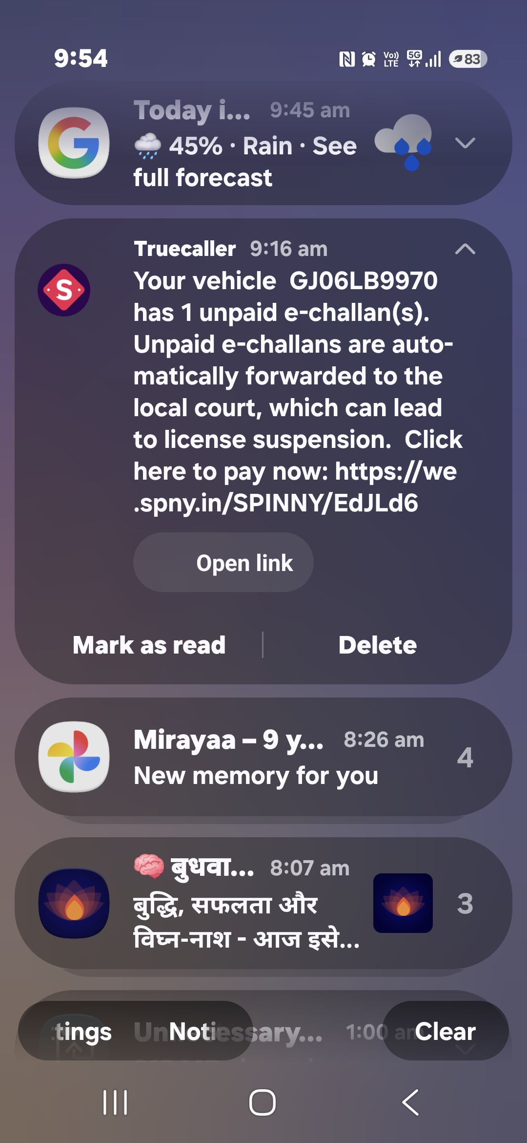 traffic Challan from spinny - image 2