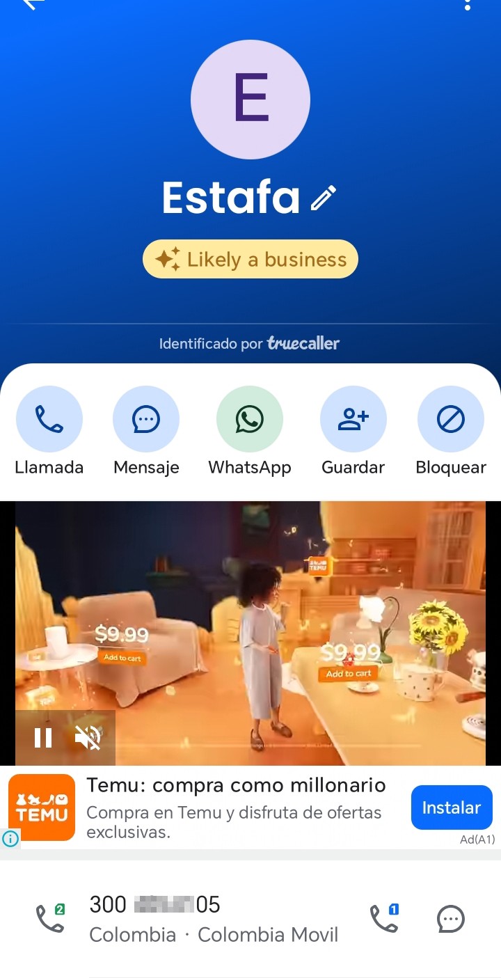 Marketplace scam on Facebook