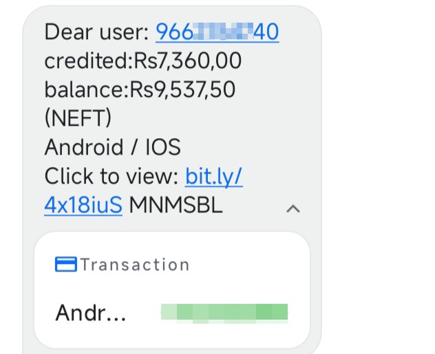 Scam or fraud message like that 