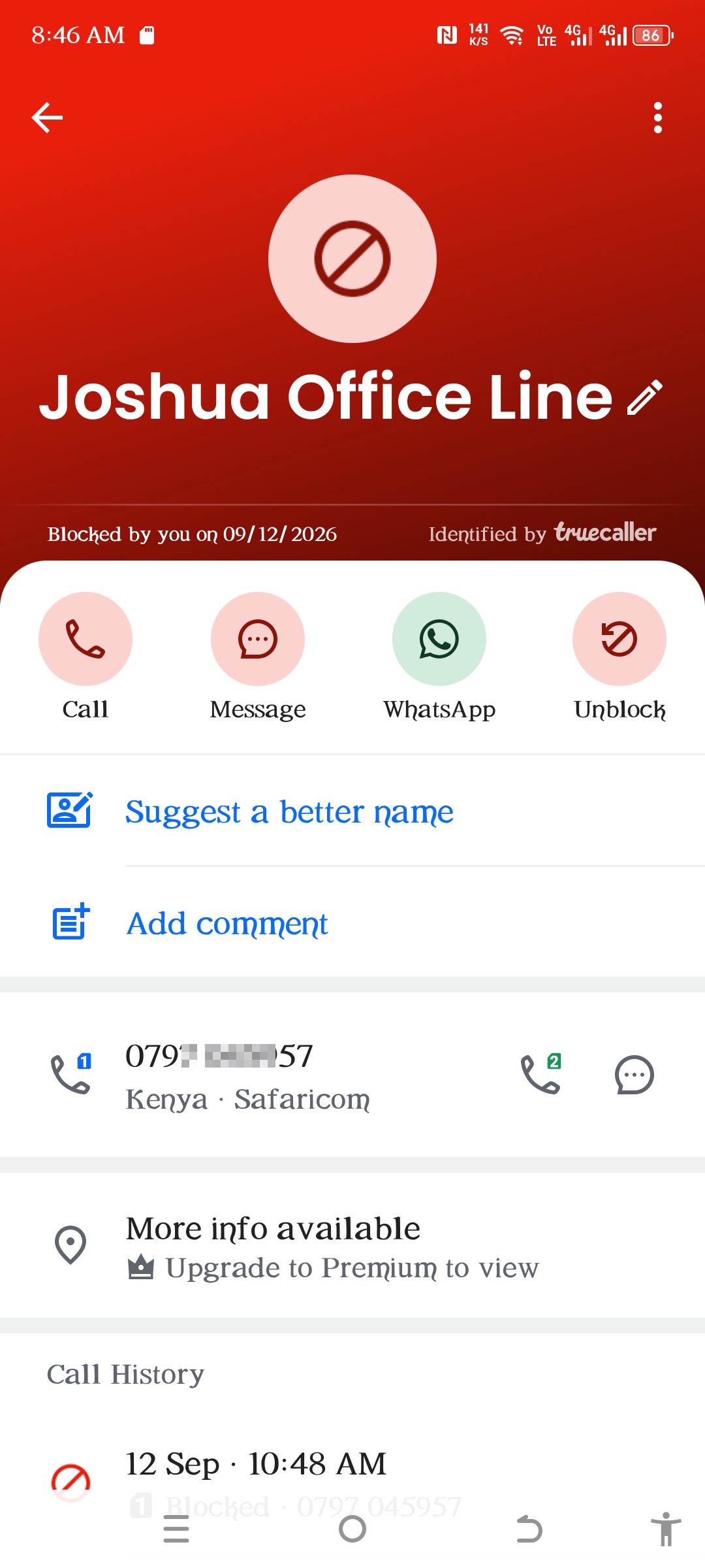 Fraud Warning