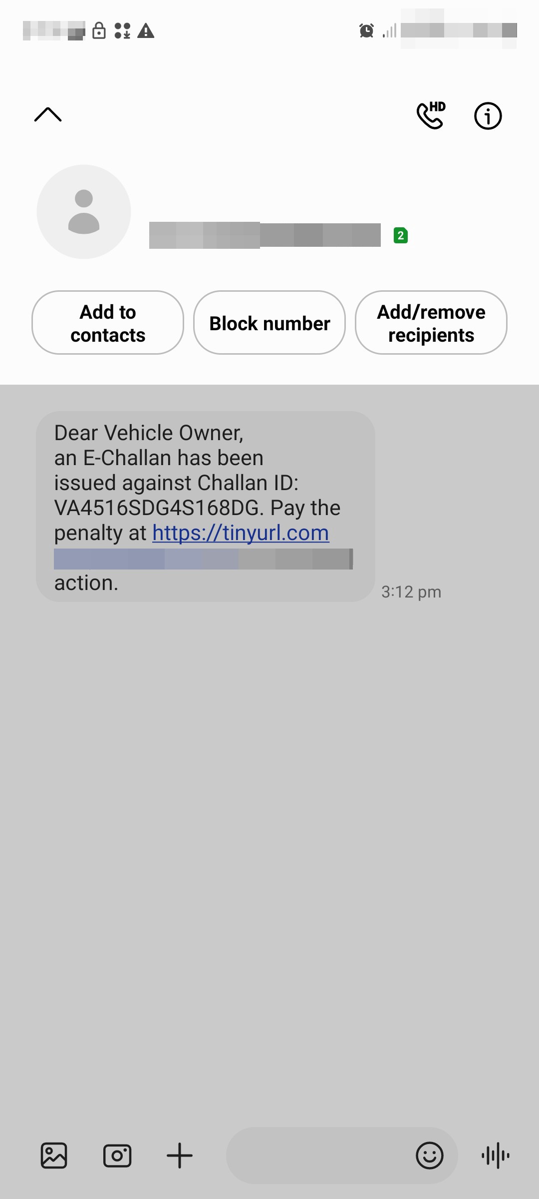 Fake Challan Alert