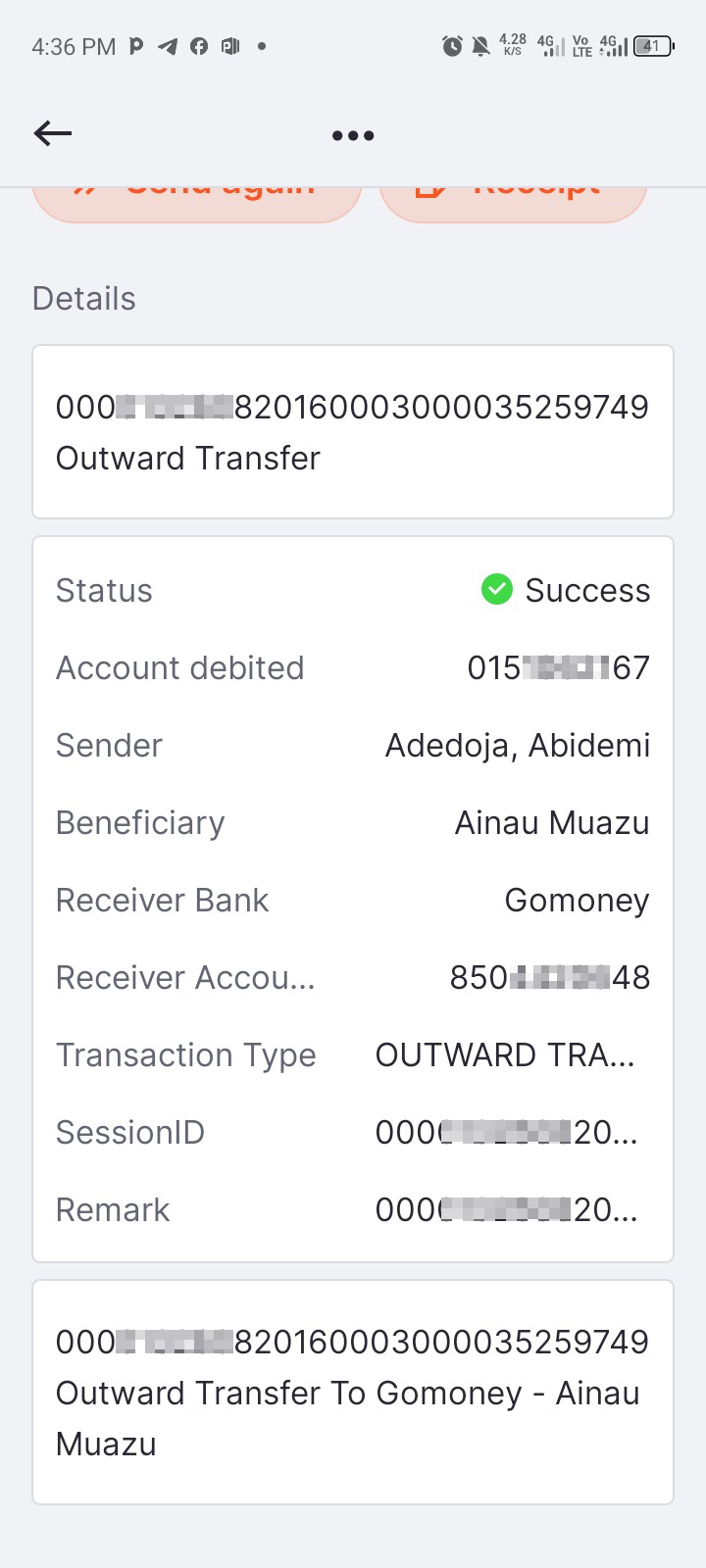 fraudulent and hacking 
