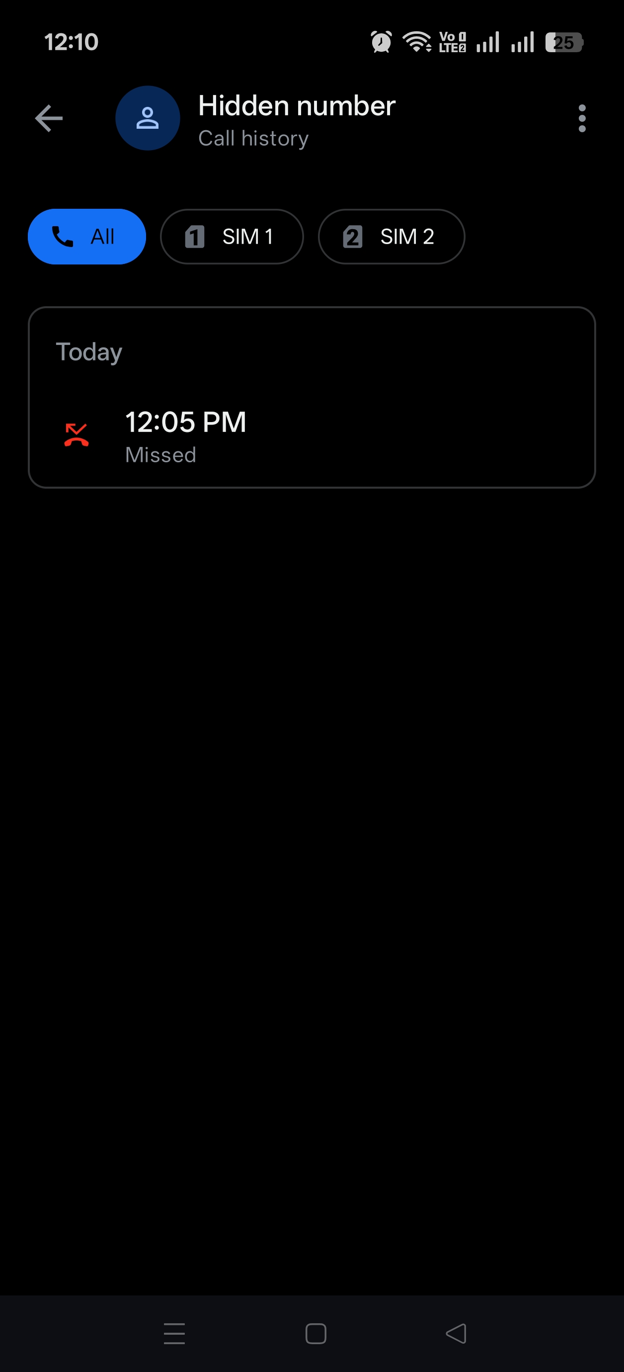 Who is calling from an unknown number?