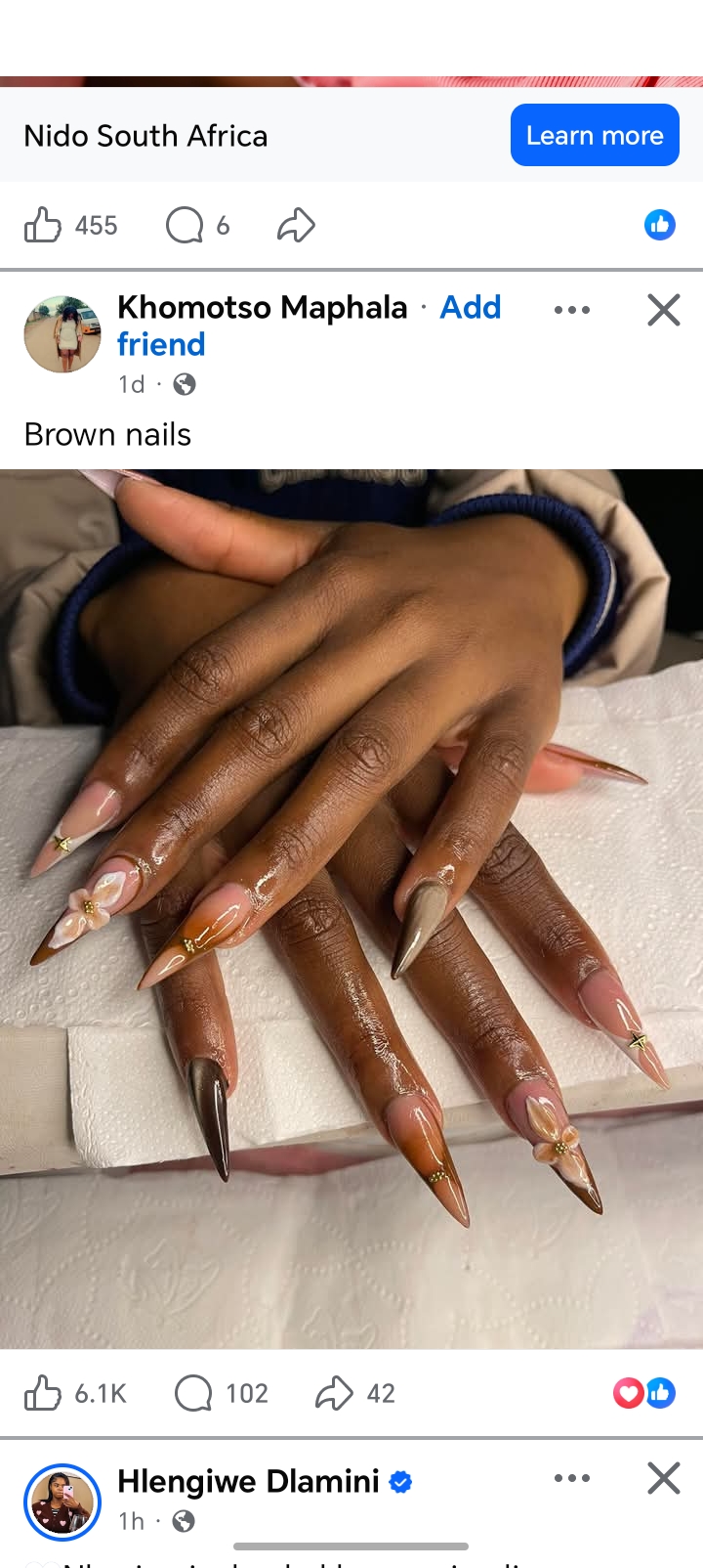 A scam of nail salon that needs your personal details
