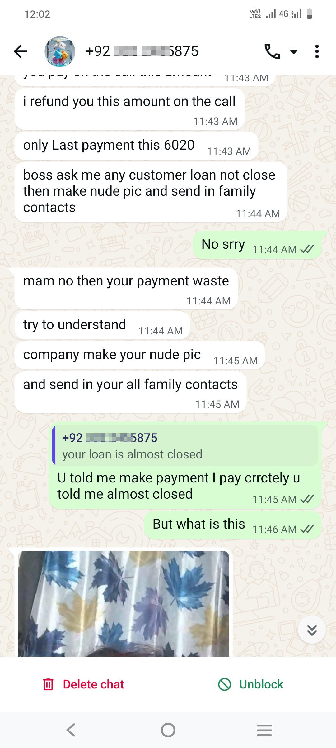 scammer harassment  - image 4