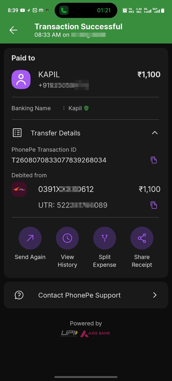 Police should ban those who ask for money and threaten in scams