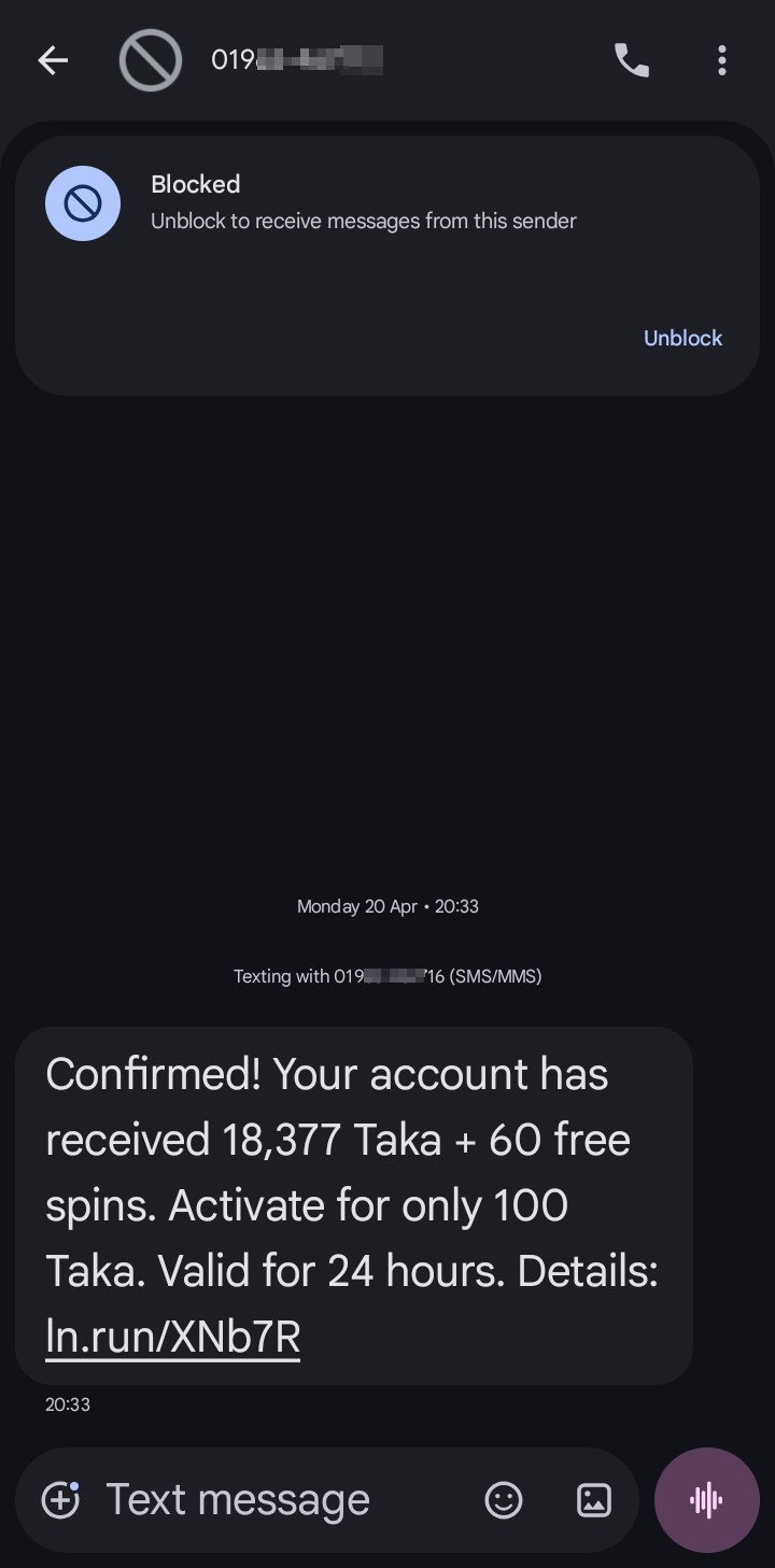 Scam number possibilities  - image 9