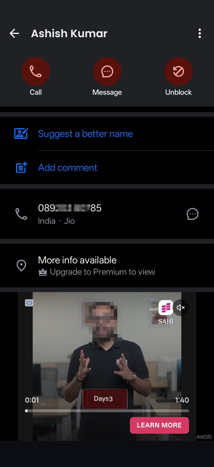 report maximum if u received..