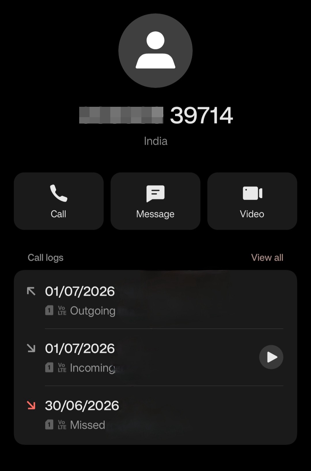 Scam impersonating bank to know card information 