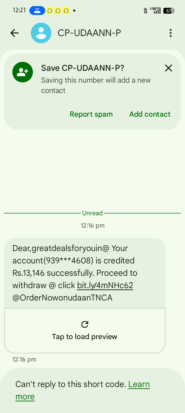 credit balance froud 