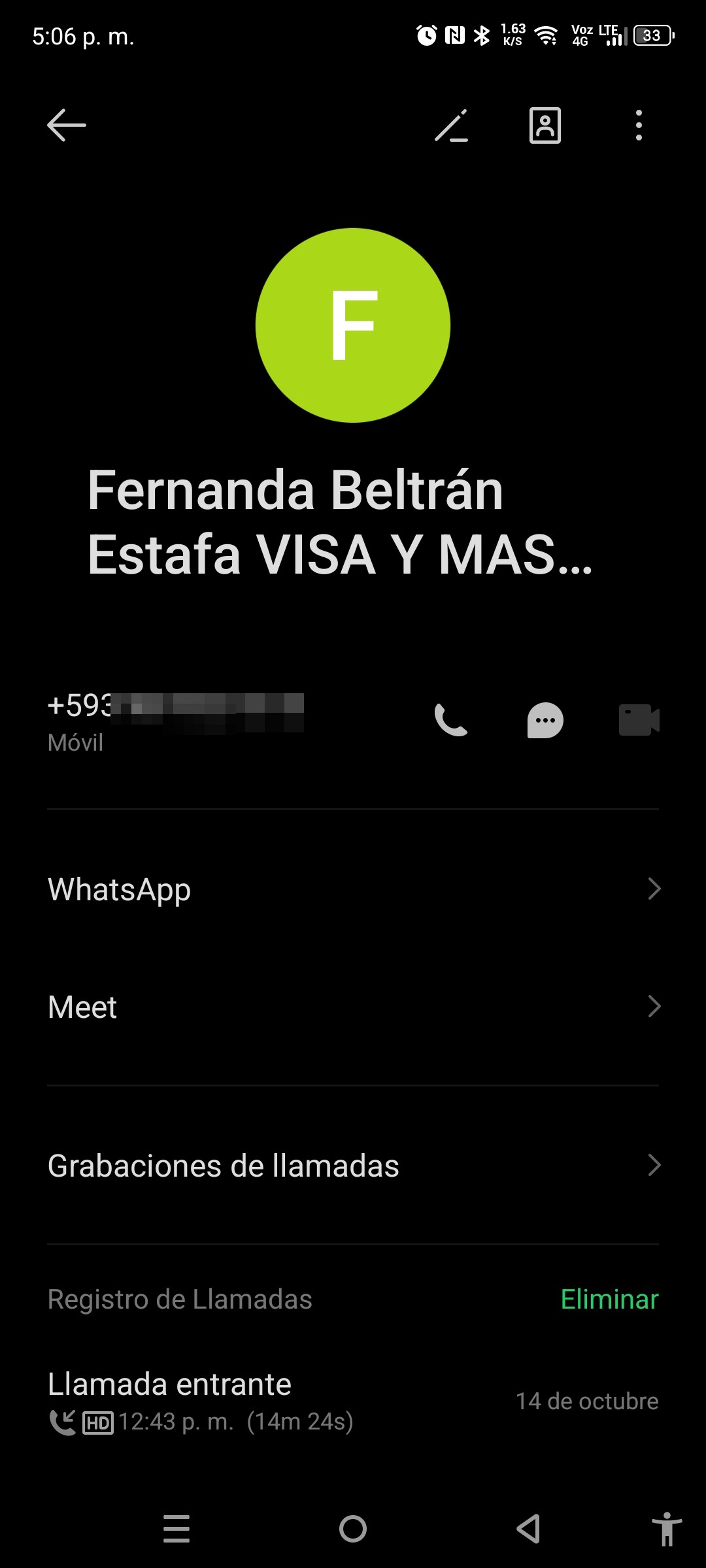 VISA scammers Bco Pichincha - image 2