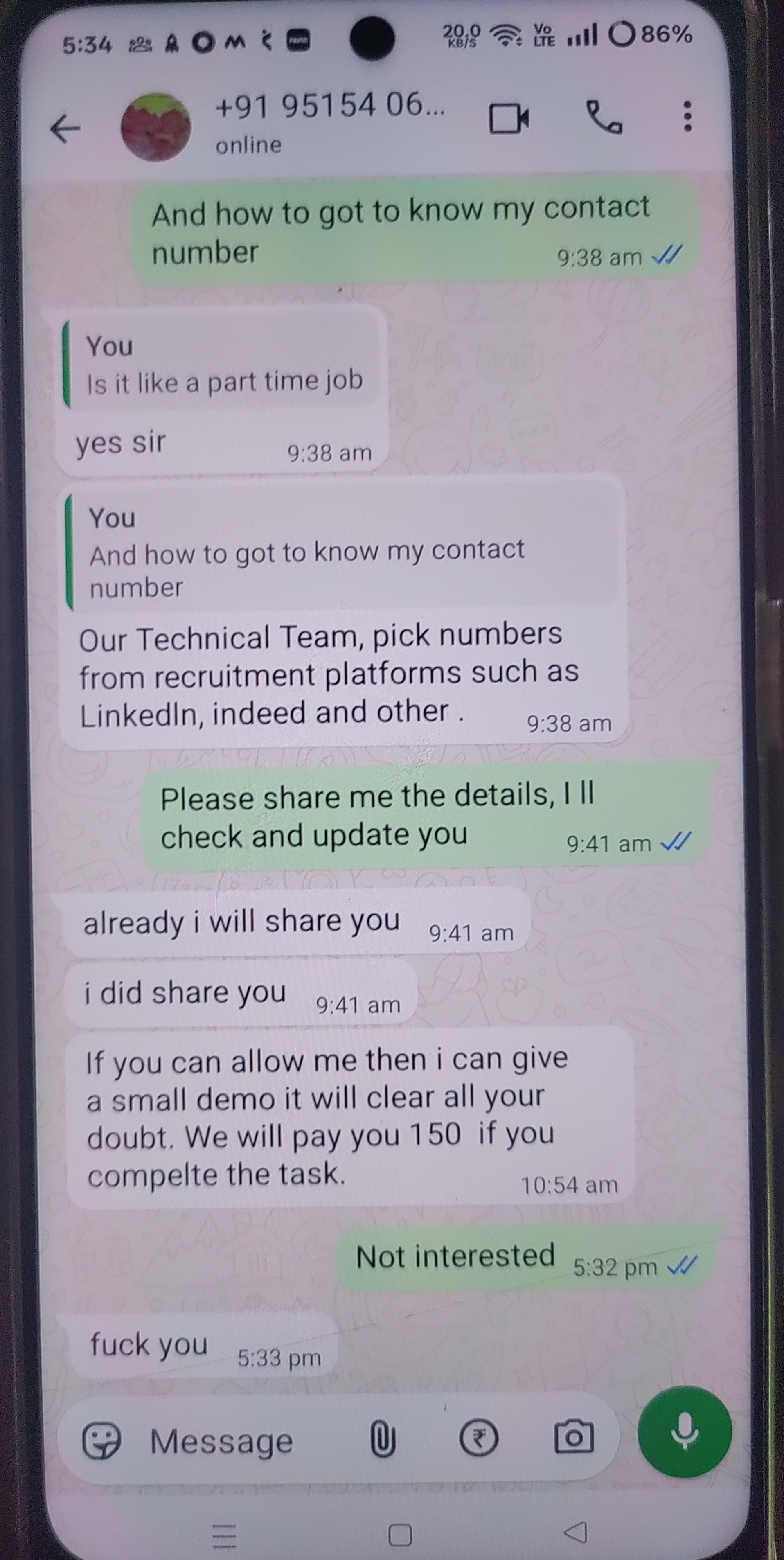 Online review scam - image 3