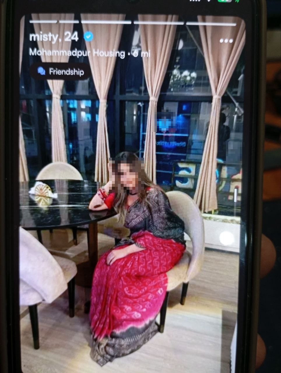 Misty - Fake Dating App Profile.