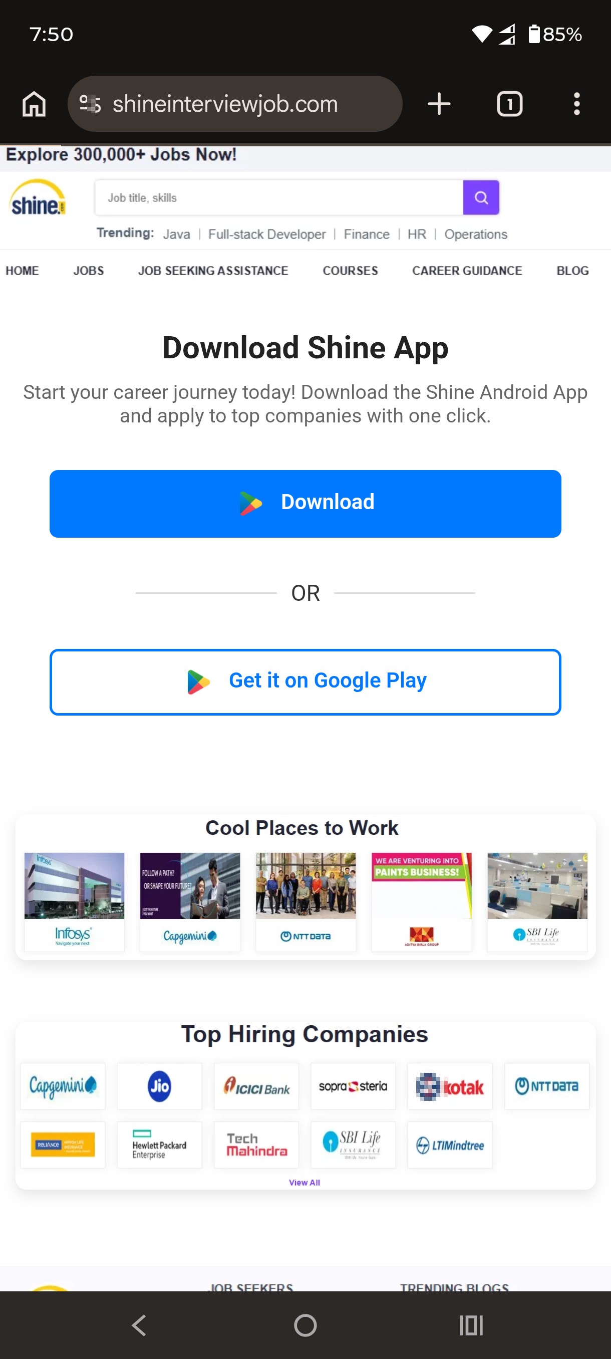 Scam using Shine Job site people's information