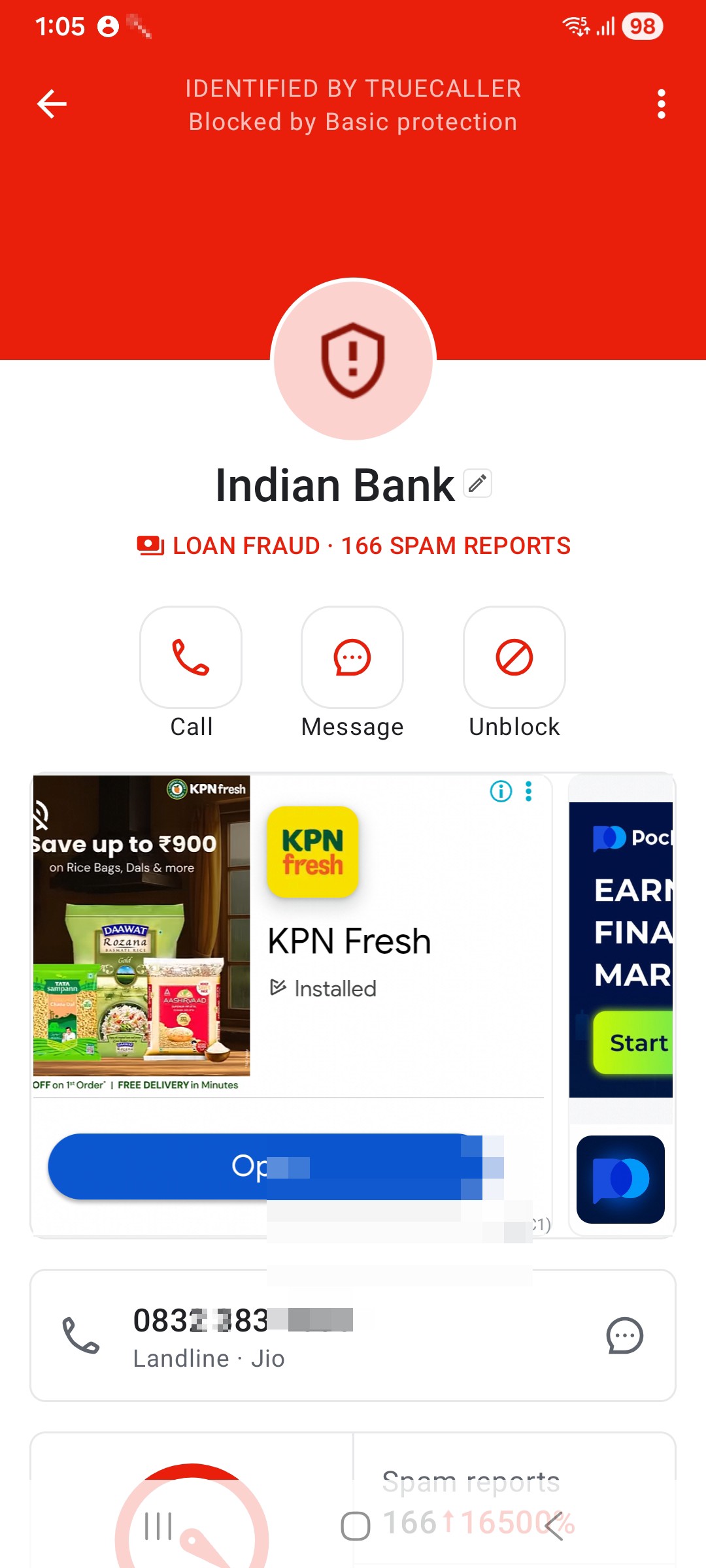 Loan bribing scan